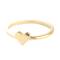 Muja Juma Ring gold mit kleinem Herz 56