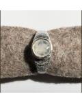 Muja Juma: Ring silber mit 8mm Mondstein weiß