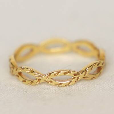 Muja Juma Ring gold Plain 50