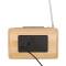Karlsson: Alarmclock mit Radio im Retro-Style und Bambus Gehäuse