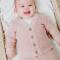 Babys Only: Baby Strickjacke Rosa Bio-Baumwolle Soul 68