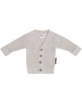 Babys Only: Baby Strickjacke Bio-Baumwolle warm linen Soul 74