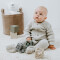 Babykleidung aus Strick in warm linen Jacke zum Kombinieren
