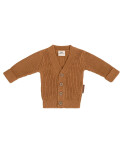 Babys Only: Baby Strickjacke Bio-Baumwolle caramel Soul 56