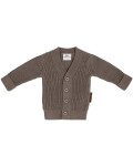 Babys Only: Baby Strickjacke Bio-Baumwolle mokka Soul 68