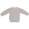 Pullover in warm linen mit kleiner Knopfleiste und Druckknöpfen