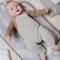 Babys Only: Baby Latzhose Bio-Baumwolle warm linen 68