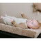Babys Only: Babykleidung Latzhose gestrickt in warm linen mit Shirt kombiniert