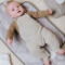 Babys Only: Baby Latzhose Bio-Baumwolle warm linen 74