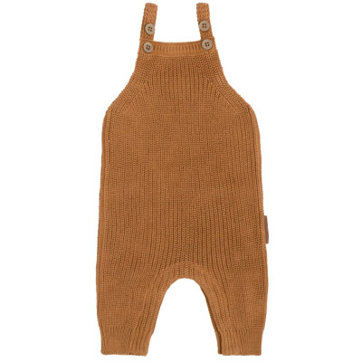 Babys Only: Baby Latzhose caramel Bio-Baumwolle Soul 68