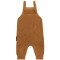 Babylatzhose in caramel mit kleinen Zierknöpfen