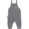 Babylatzhose in grau mit kleinen Zierknöpfen