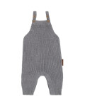 Babys Only: Baby Latzhose grau Bio-Baumwolle Soul 74