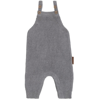 Babys Only: Baby Latzhose grau Bio-Baumwolle Soul 80