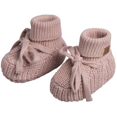 Babys Only: Babyschuhe Booties Rosa Bio-Baumwolle 3-6 Monate