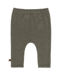 Babyhose in khaki aus Jersey aus der Serie Melange mit kleiner Tasche auf der Rückseite