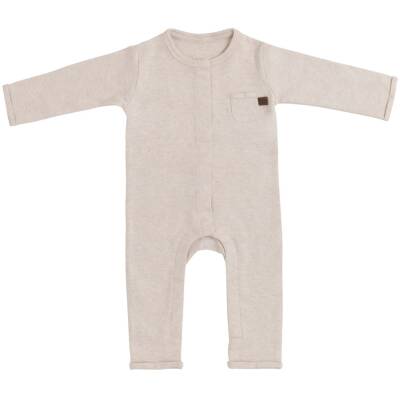 Babys Only: Baby Strampler Bio-Baumwolle Melange linen 68