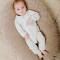 Babys Only: Baby Strampler Bio-Baumwolle Melange linen 68