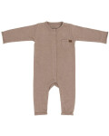 Babys Only: Baby Strampler Bio-Baumwolle Melange braun 68