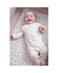 Babystrampler in rosa aus Jersey aus der Serie Melange
