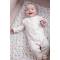Babystrampler in rosa aus Jersey aus der Serie Melange