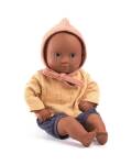 Djeco: Spielpuppe für Kinder ab 18 Monaten Mimosa mit Hose, Bluse und Mütze