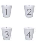 Krasilnikoff Advents-Becher Happy Mug 1-4