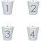 Krasilnikoff Advents-Becher Happy Mug 1-4