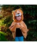 Löwen Kostüm für Kinder von 4-6 Jahren mit Tatzen und Löwenkopf von Great Pretenders