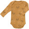 Fresk: Baby Body Langarm Ocker Bio Baumwolle 3-6 Monate - 62/68