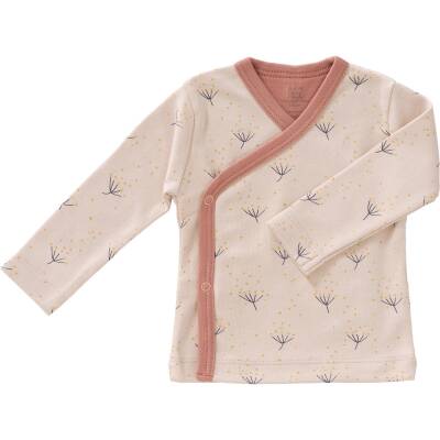 Fresk: Baby Wickelshirt Rosa Pusteblume Bio Baumwolle 3-6 Monate - 62/68