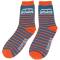 Mr Heron: Bambus Socken Herren Camper-Motiv blau