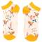 Miss Sparrow: Bambus Sneaker Socken Pheasants rosa