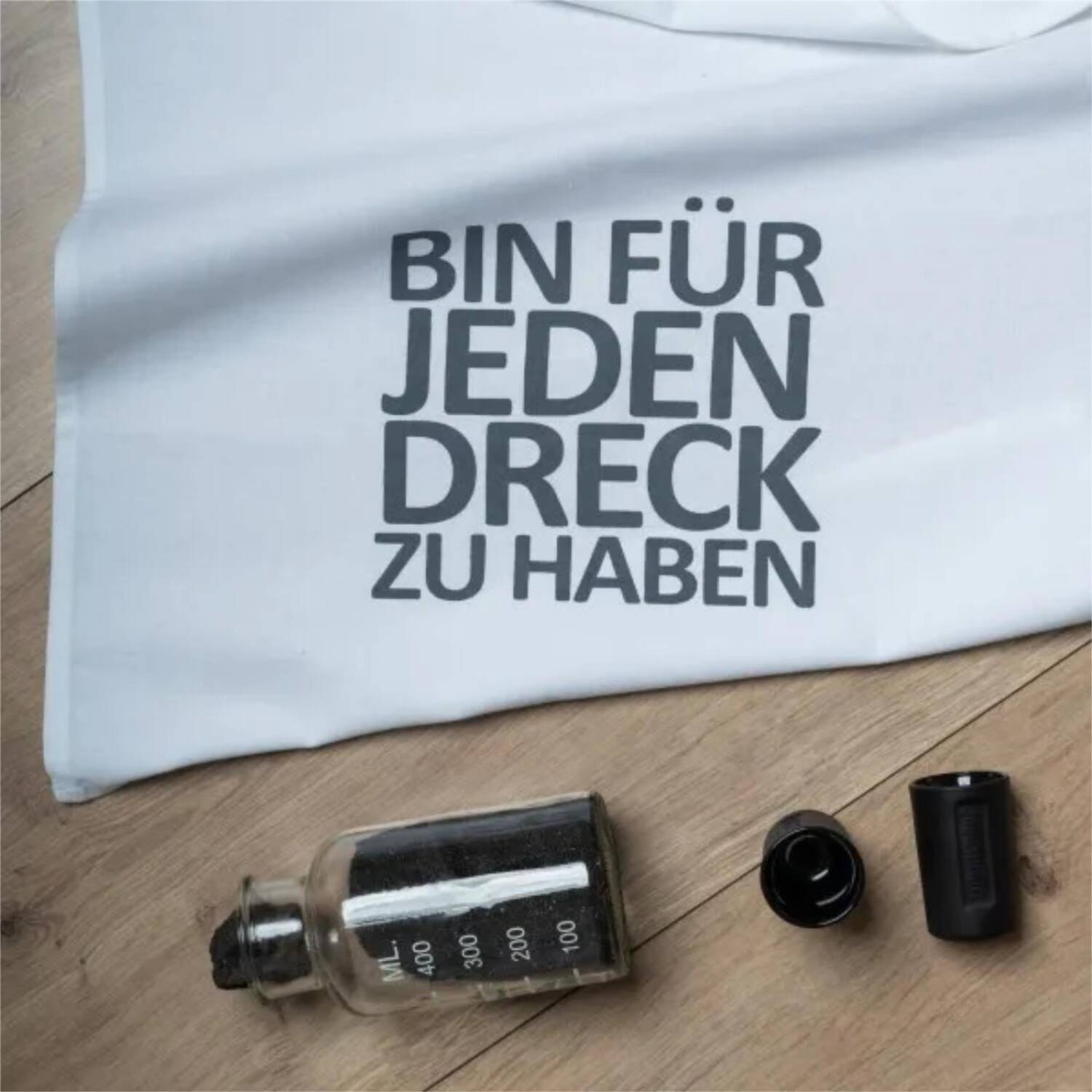 17;30 Hamburg Geschirrtuch weiß mit Spruch Abwasch 50x70cm