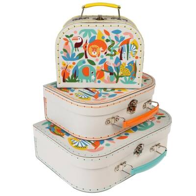 Rex: Pappkoffer Wild Wonder klein 6,5 x16 x12,5 cm