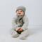 Babys Only: Baby Strickmütze mit Teddyfutter Bio-BW 0-3 Monate