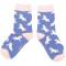 Miss Sparrow: Kinder Socken Bambus Einhorn denim 4-6 Jahre