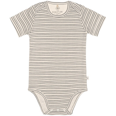Lässig Babybody Kurzarm gestreift Bio Baumwolle 7-12 Monate - 74/80