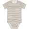 Lässig Babybody Kurzarm gestreift Bio Baumwolle 7-12 Monate - 74/80