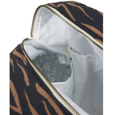 Nobodinoz Wickeltasche Blue Waves wasserfest Bio Baumwolle