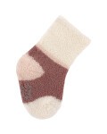 Lässig: Rosa Kuschelsocken für Neugeborene in zwei Größen