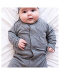 Baby Strampler mit UV-Schutz in grau von Cloby
