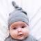 Baby Mütze mit UV-Schutz in grau von Cloby