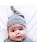 Baby Mütze mit UV-Schutz in grau von Cloby