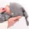Cloby: Babymütze Bambus-Bio-BW UV-Schutz grau Knot 62/68
