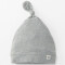 Cloby: Beanie Knot UV Schutz in grau aus Bio Baumwolle