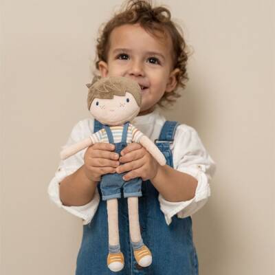 Little Dutch: Stoffpuppe Junge Jim zum Kuscheln 35cm