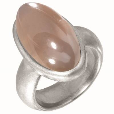 Sence: Ring mit grauem Achat- silber Nora Nr.8