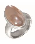 Sence: Ring mit grauem Achat- silber Nora Nr.8