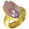 Sence: Ring mit grauem Achat- gold Nora Nr.7